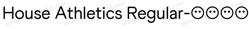 House Athletics Regular字体转换